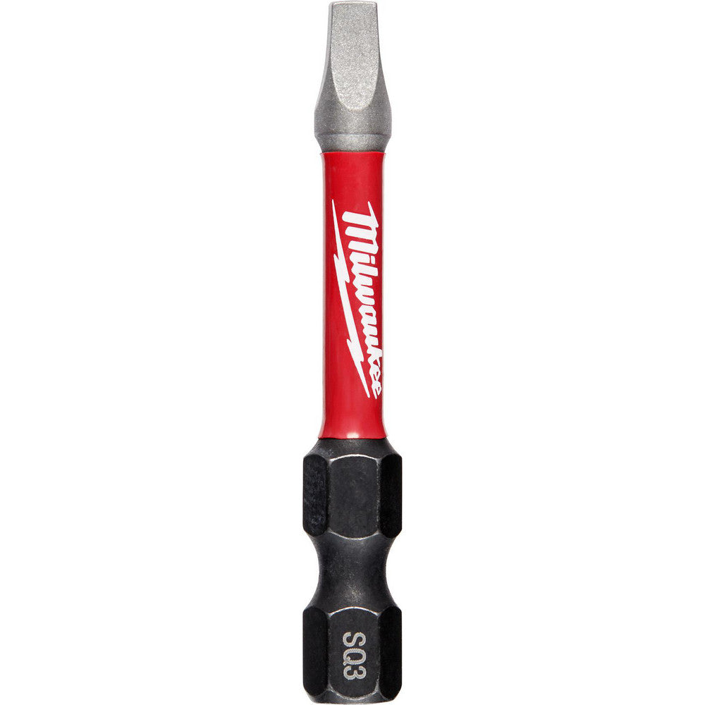 Milwaukee Tool 48-32-4773 Specialty Screwdriver Bits Bit Type Square Bit  Style Single Straight  End Type Single End  Drive Size (Inch) 3/4  Overall Length (Inch) 2  Material Steel