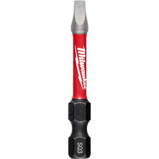 Milwaukee Tool 48-32-4773 Specialty Screwdriver Bits Bit Type Square Bit  Style Single Straight  End Type Single End  Drive Size (Inch) 3/4  Overall Length (Inch) 2  Material Steel