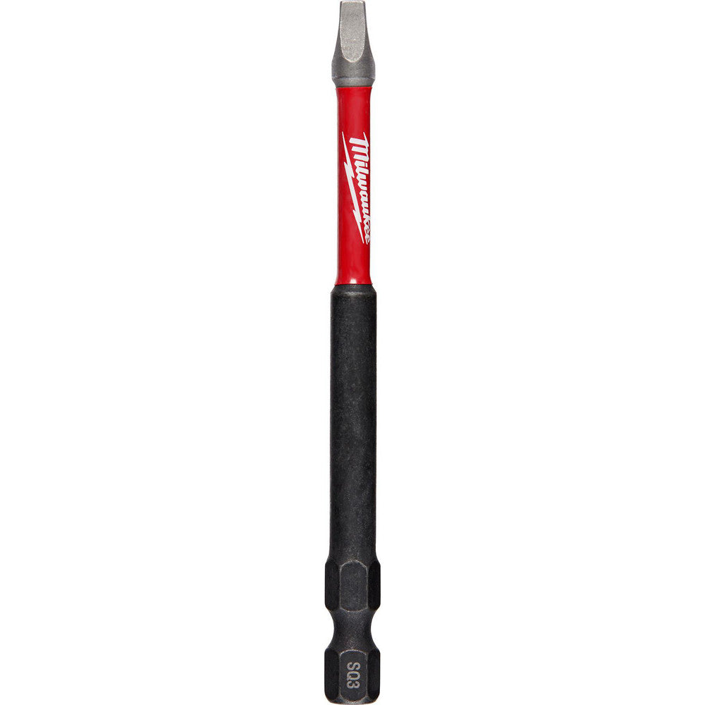 Milwaukee Tool 48-32-4796 Specialty Screwdriver Bits Bit Type Square Bit  Style Single Straight  End Type Single End  Drive Size (Inch) 1/2  Overall Length (Inch) 3-1/2  Material Steel