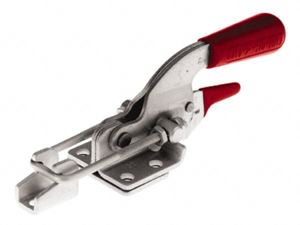 De-Sta-Co 331-RSS Pull-Action Latch Clamp Horizontal, 720 lb, U-Hook, Flanged Base