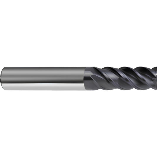 Guhring 9067730031700 Corner Chamfer End Mill 1/8" Dia, 3/8" LOC, 4 Flute, 0.0020" Chamfer Width, Solid Carbide