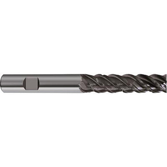Guhring 9067660030000 Corner Chamfer End Mill 3.00 mm Dia, 12.00 mm LOC, 4 Flute, 0.05 mm Chamfer Width, Solid Carbide