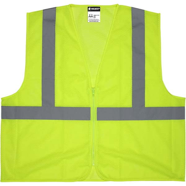 MCR Safety V2CL2MLZX3 High Visibility Vest 3X-Large