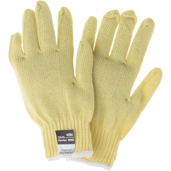 MCR Safety 9370KFL Cut & Abrasion-Resistant Gloves MCR Safety 9370KF, Size Large, ANSI Cut A4, ANSI Puncture 0, Kevlar Lined, Kevlar
