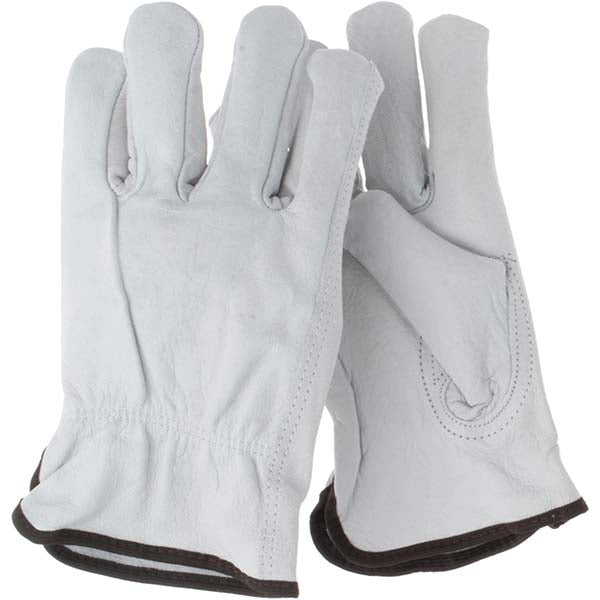 MCR Safety 3313L Size L Leather Abrasion & Puncture Protection Work Gloves