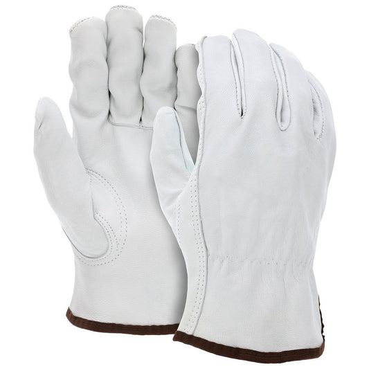 MCR Safety 36133M Size M Leather Abrasion & Puncture Resistant Work Gloves