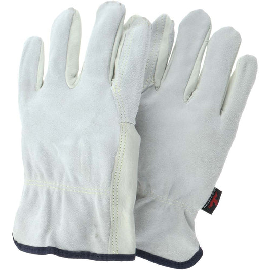 MCR Safety 32056DPXL Size XL Leather Work Gloves