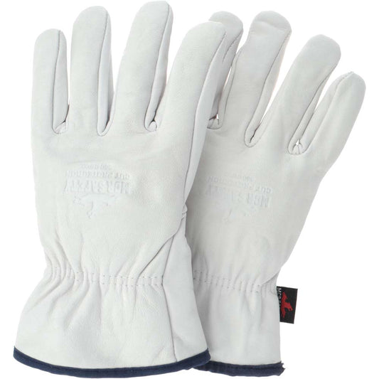 MCR Safety 3604HPXL Size XL Leather Abrasion, Cut & Puncture Protection Work Gloves