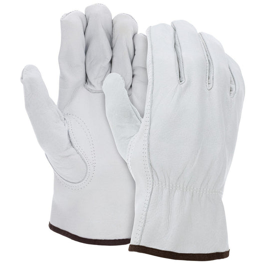 MCR Safety 3313XL Size XL Leather Abrasion & Puncture Protection Work Gloves