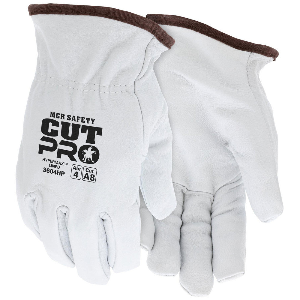 MCR Safety 3604HPXXL Size 2XL Leather Abrasion, Cut & Puncture Protection Work Gloves