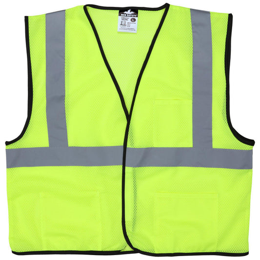 MCR Safety V2CL2MLX3 High Visibility Vest 3X-Large