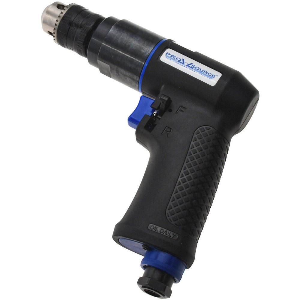 Pro-Source PRO-SM-75-7500 Air Drill 3/8" Keyed Chuck, Reversible
