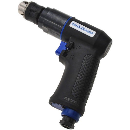 Pro-Source PRO-SM-75-7500 Air Drill 3/8" Keyed Chuck, Reversible