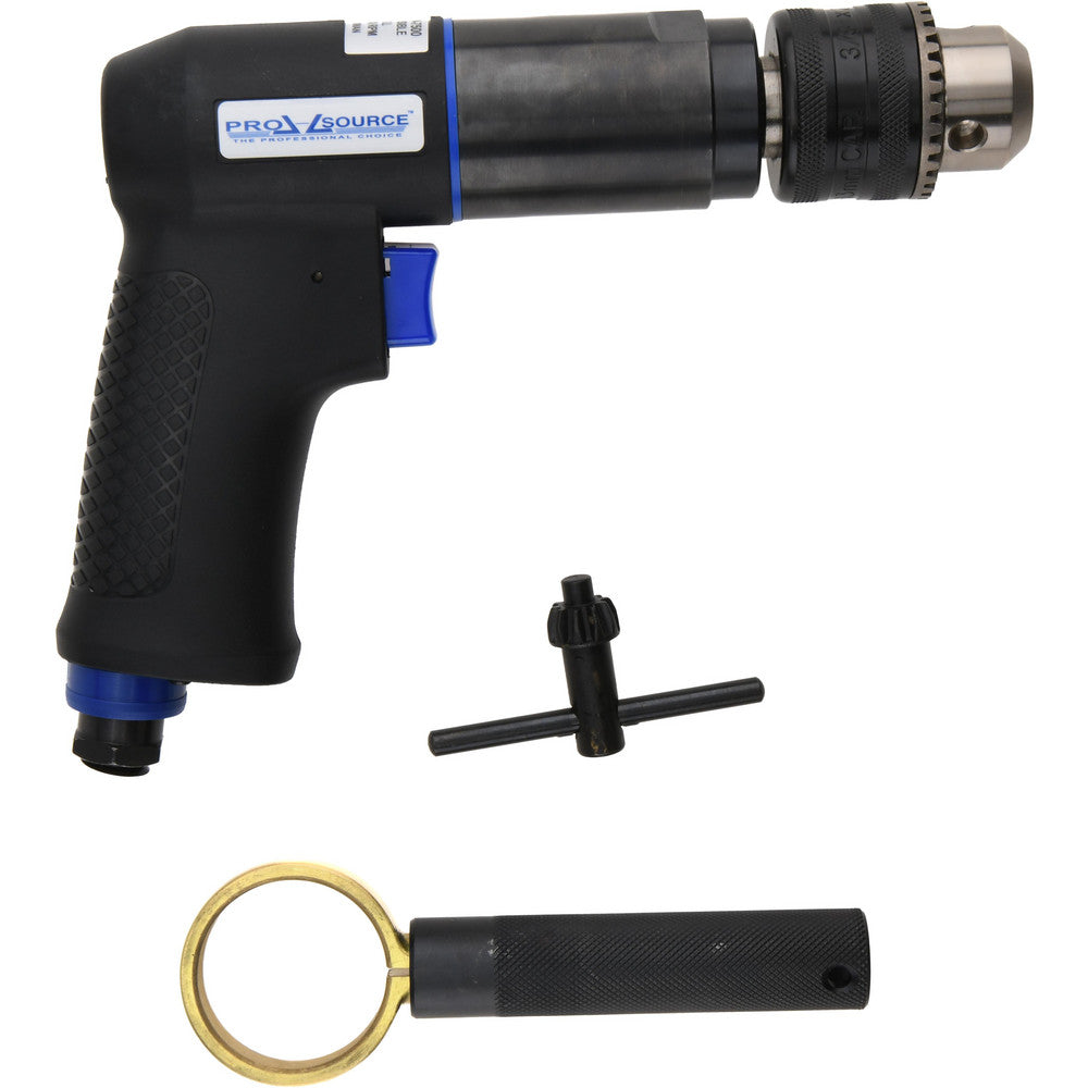 Pro-Source PRO-SM-74-7500 Air Drill 1/2" Keyed Chuck, Reversible