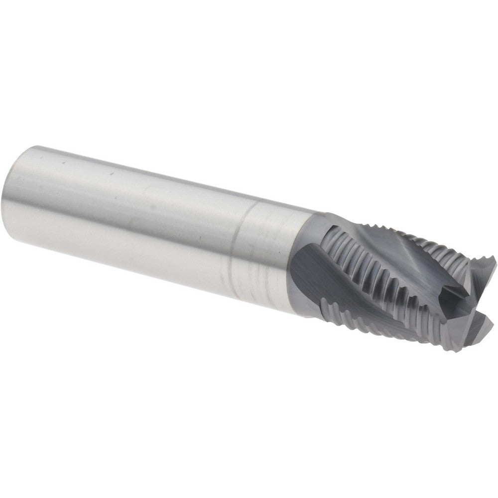 Titan USA TC29332 Roughing End Mill 1/2" Dia, 4 Flutes, Square End, Solid Carbide