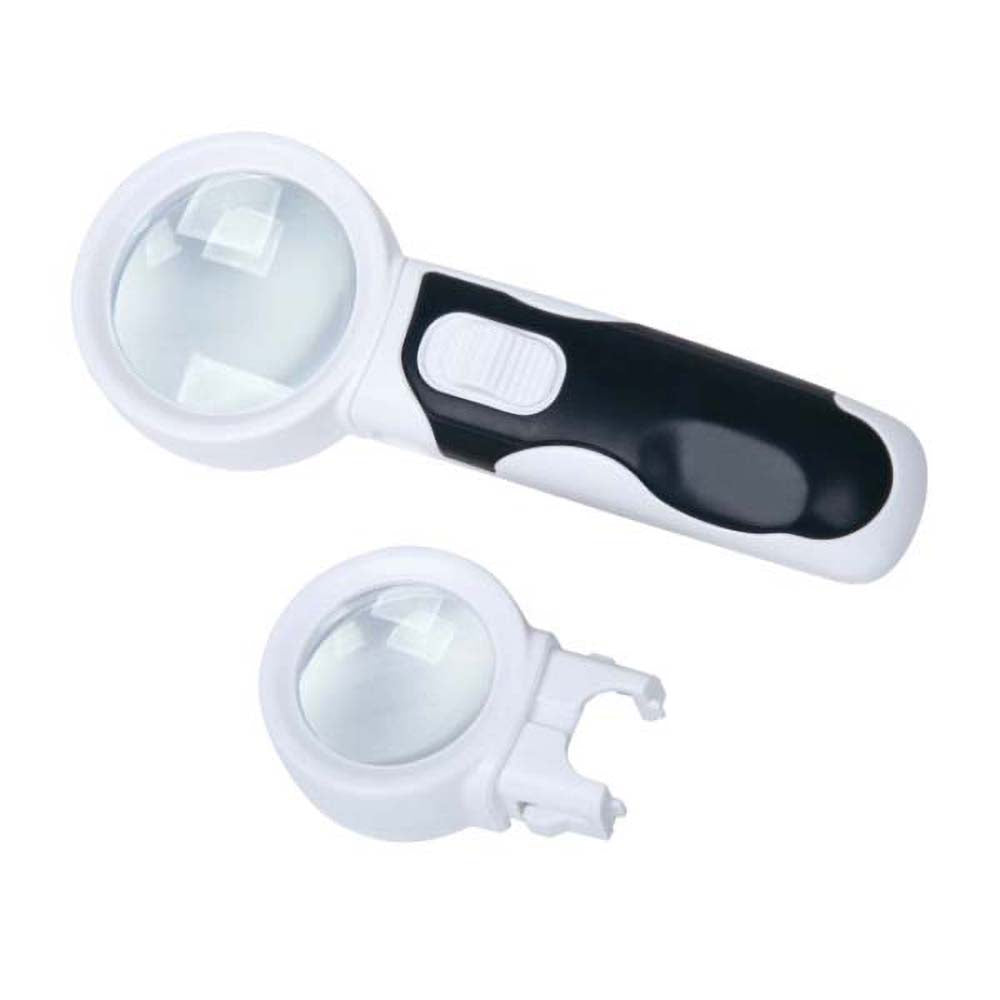 Insize USA LLC 7522-610 Lighted Magnifier 10x, Round, Resin