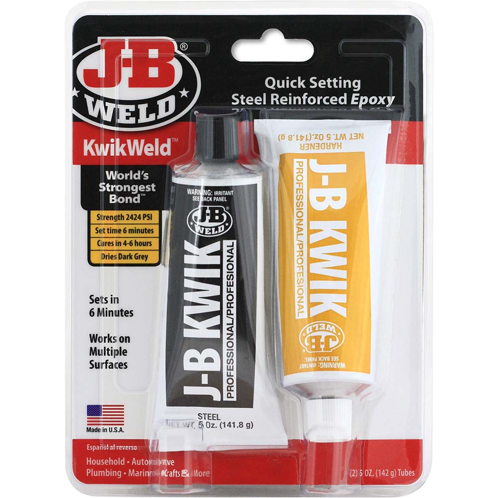 J-B Weld 8271 Two-Part Epoxy 10 oz, Tube Adhesive