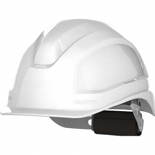 HexArmor 16-13001 Hard Hat Type 1, Class E, 6-Point Suspension