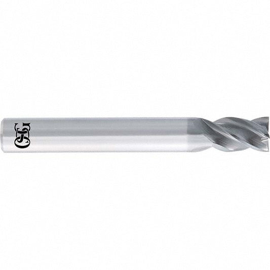 OSG 82004621 Square End Mill 3/32" Dia, 9/64" LOC, 4 Flute, Solid Carbide