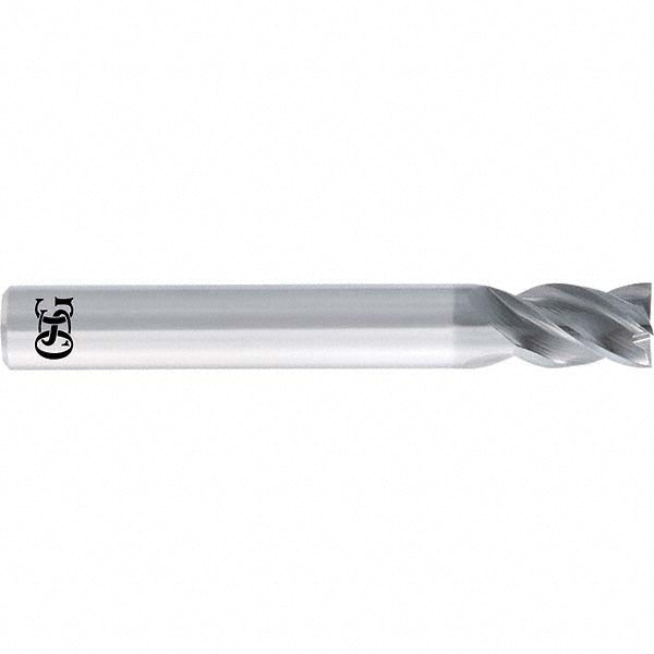 OSG 82001221 Square End Mill 1/2" Dia, 5/8" LOC, 4 Flute, Solid Carbide