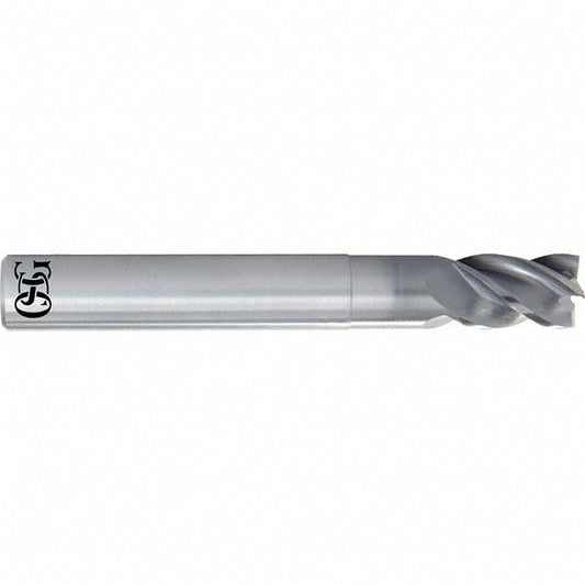 OSG 82300821 Square End Mill 1/2" Dia, 5/8" LOC, 4 Flute, Solid Carbide