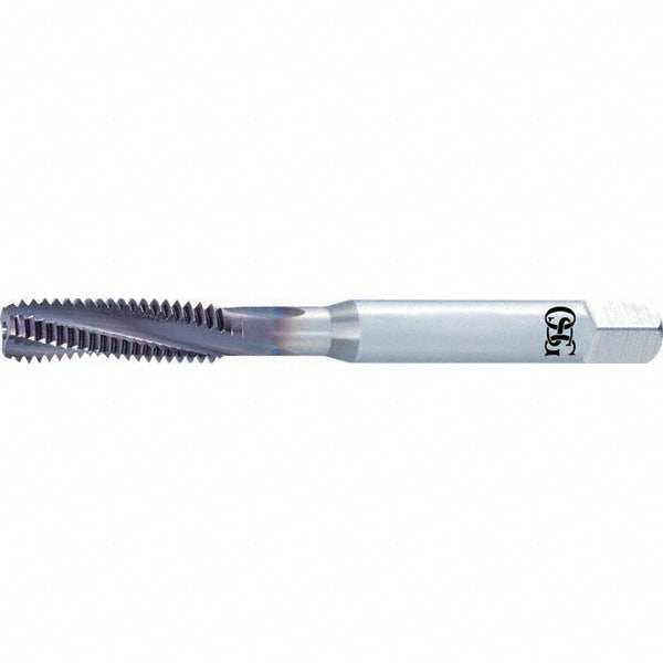 OSG 1660500500 Spiral Flute Tap 5/16-18 UNC, 3 Flutes, 1.5-2P, Normal Class of Fit, Solid Carbide, Bright/Uncoated