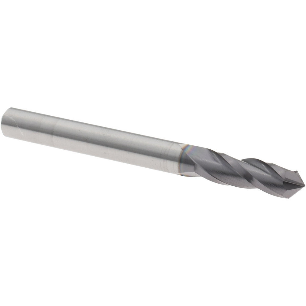 Harvey Tool 823812-C3 Drill Mill 3/16" Dia, 5/8" LOC, 3 Flutes, 90 &deg Point, Solid Carbide