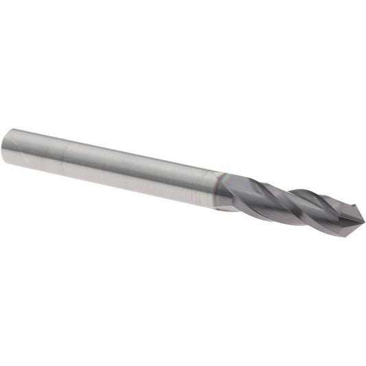 Harvey Tool 823812-C3 Drill Mill 3/16" Dia, 5/8" LOC, 3 Flutes, 90 &deg Point, Solid Carbide