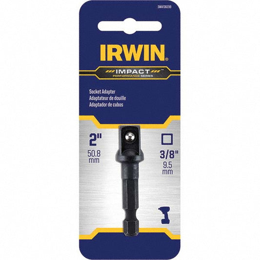 Irwin IWAF36238 Power Screwdriver Bit Impact Socket Adapter Bit, 3/8" Hex
