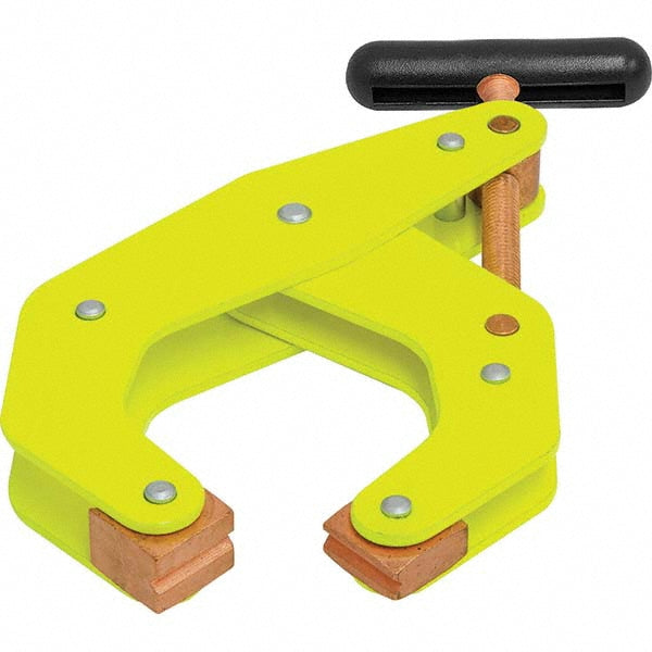 Kant Twist K045TDHVYW Deep Reach Carriage Clamp Steel Jaw, T Handle, 4-1/2" Opening