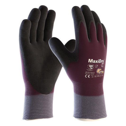 ATG 56-451/L Work Gloves ATG 56-451, Size Large, Micro-Foam Nitrile-Coated Nylon, General Purpose