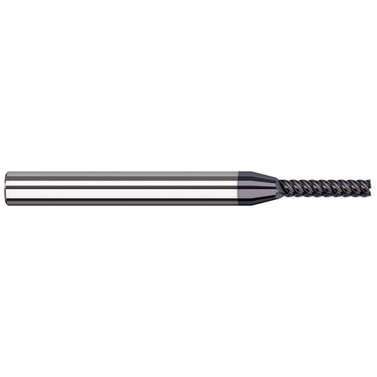Harvey Tool 62631-C6 Square End Mill 1/32" Dia, 5/32" LOC, 6 Flute, Solid Carbide