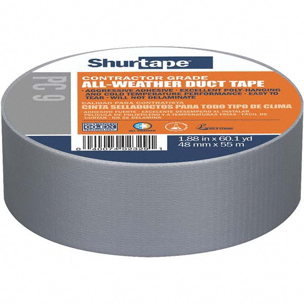 Shurtape 105450 Duct Tape 48.00 mm Wide, 55 m Long, 9 mil Thick, Polyethylene Foam