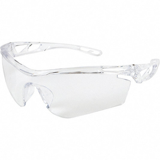 MCR Safety CL410AF Safety Glasses Anti-Fog, Polycarbonate, Clear Lenses, Frameless