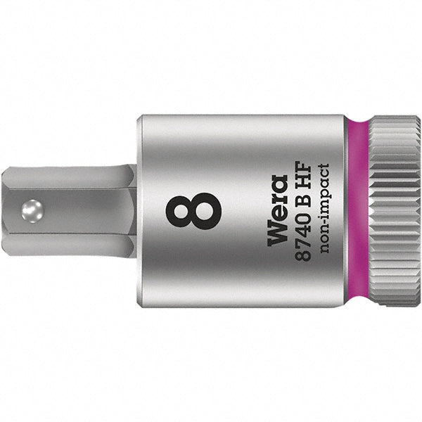 Wera 05003085001 Hand Hex Bit Socket 3/8" Drive, 3/16" Hex