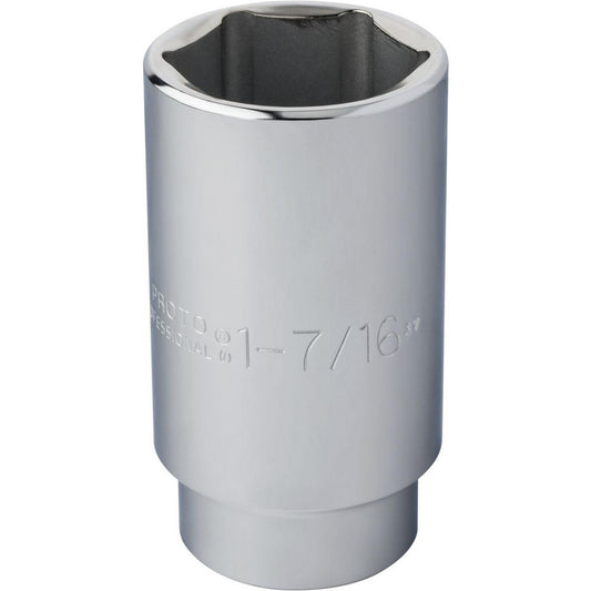 Proto J5346H Deep Hand Socket 1-7/16" Socket, 6-Point
