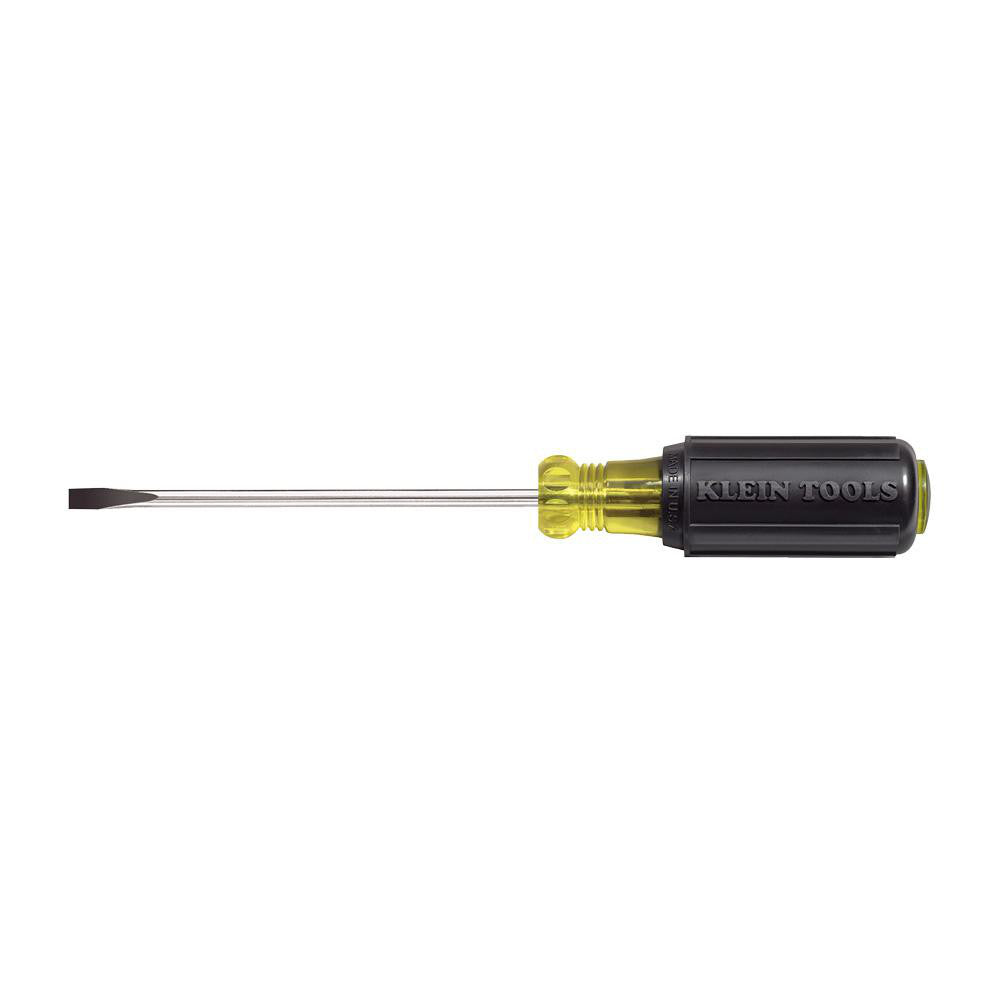 Klein Tools 601-4 Slotted Screwdriver 3/16" Width, 7-3/4" OAL