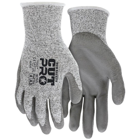 MCR Safety 92752XL Cut, Puncture & Abrasion-Resistant Gloves MemphisÂ® 92752, Size X-Large, ANSI Cut A3, ANSI Puncture 4, Polyurethane, HPPE
