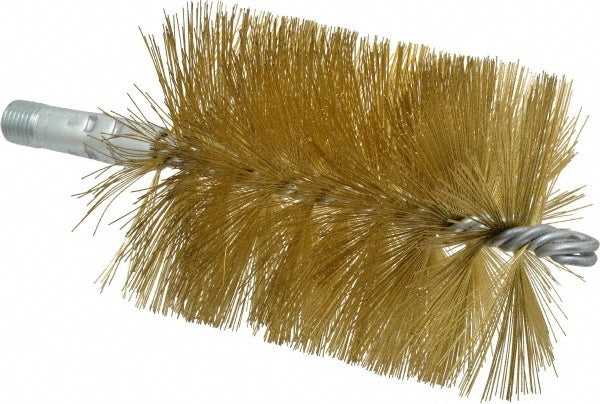 Schaefer Brush 43660 Double Stem/Single Spiral Tube Brush 3-1/2" Dia, 8" OAL