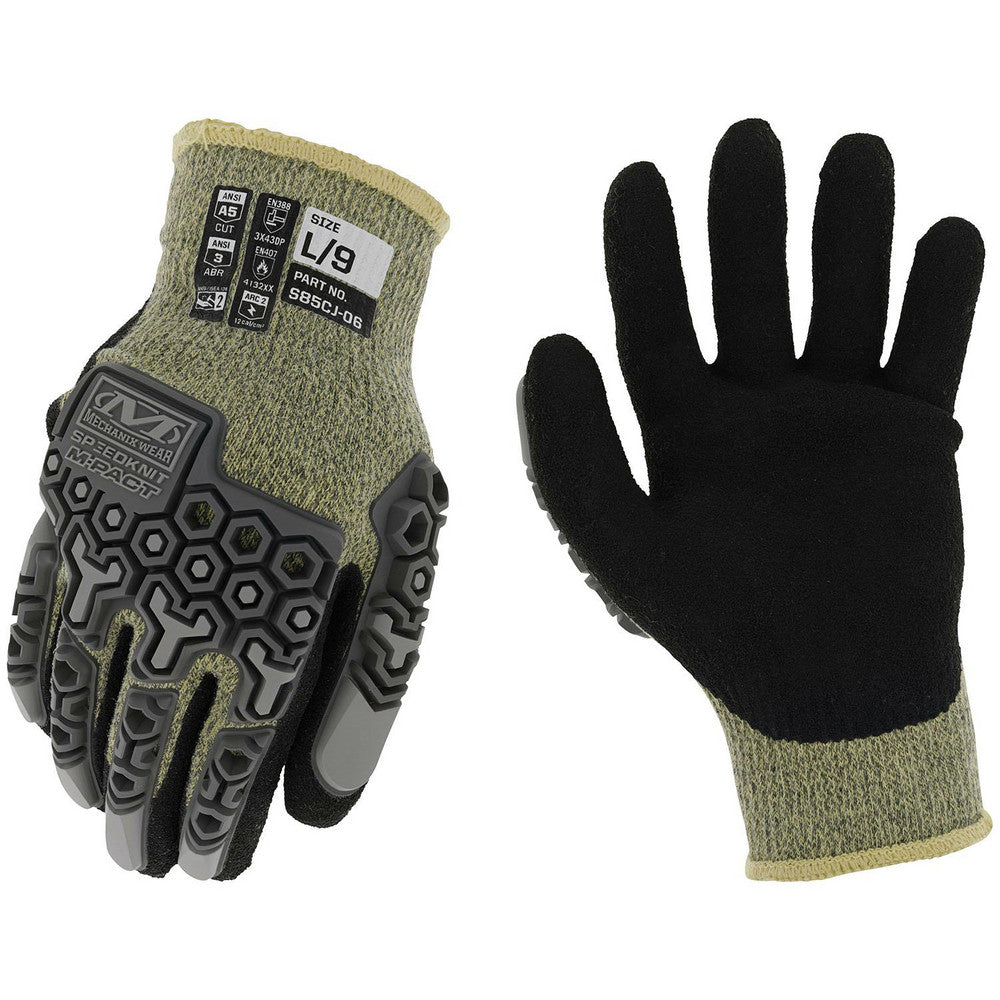 Mechanix Wear S85CJ-06-009 Arc Flash Gloves Primary Material Aramid TPR Neoprene Nitrile  Coating Material Neoprene Nitrile  Coating Coverage Palm & Fingers  Lining Material Unlined  Back Material Aramid TPR  Color Green