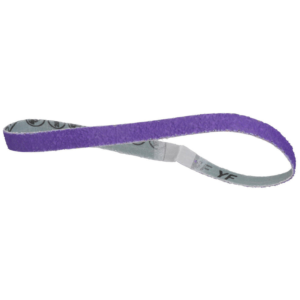 3M 7100317516 Abrasive Belts Belt Width (Inch) 1/2  Belt Length (Inch) 24  Abrasive Type Coated  Abrasive Material Precision Shaped Ceramic  Series 1184F  Backing Material Polyester Cloth