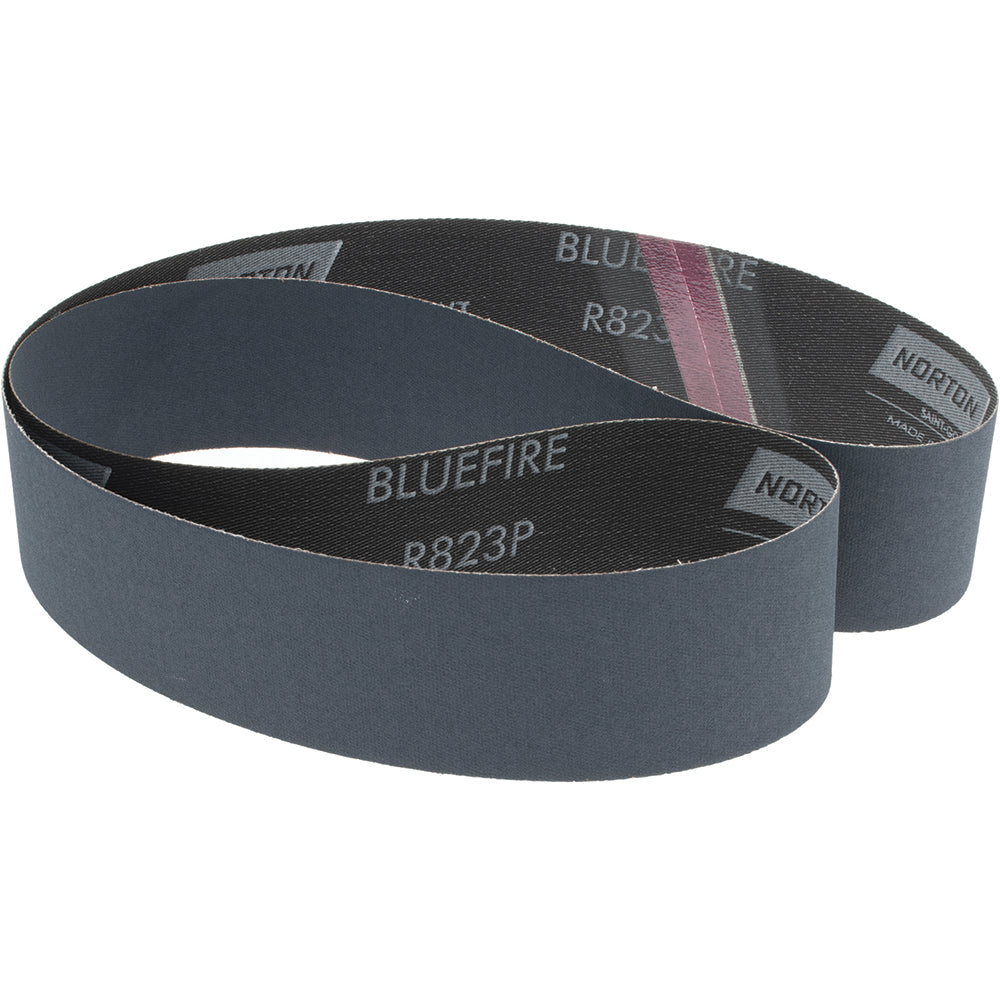 Norton 78072728609 Abrasive Belt 2" Wide, 48" Long, 220 Grit, Zirconia Alumina