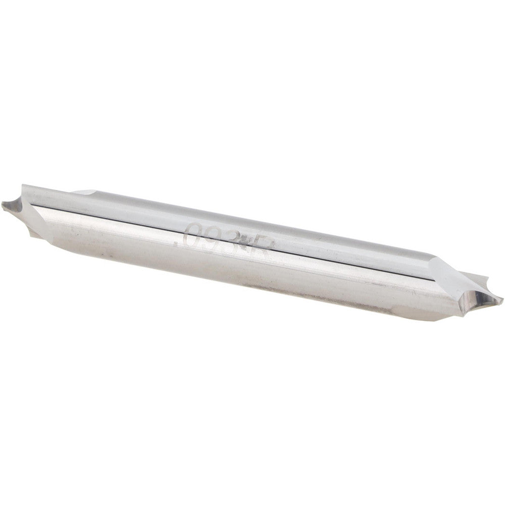 Harvey Tool 46093 Corner Rounding End Mill 0.0930 Radius, 1/4" Dia, 2 Flutes, Solid Carbide