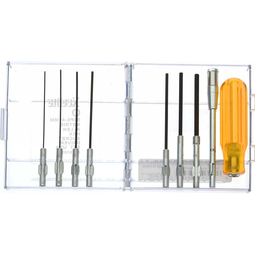 Xcelite 99PS41MMN Screwdriver Set 9 Pc, Hex