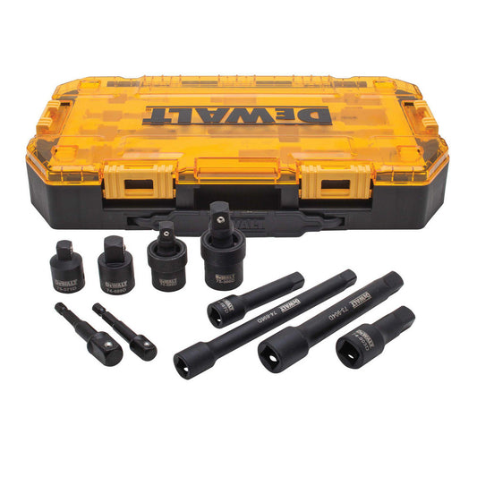 DeWALT DWMT74741 Socket Extension Set 3/8" & 1/2" Drive, 10 Pc