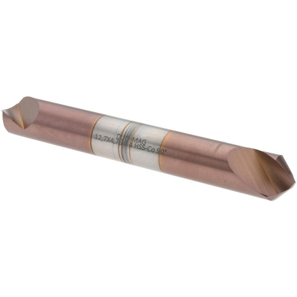 Magafor 80091904000 Spotting Drill 1/2" Dia, 90 &deg Point, 4" OAL, Cobalt M-35 (HSS-E)