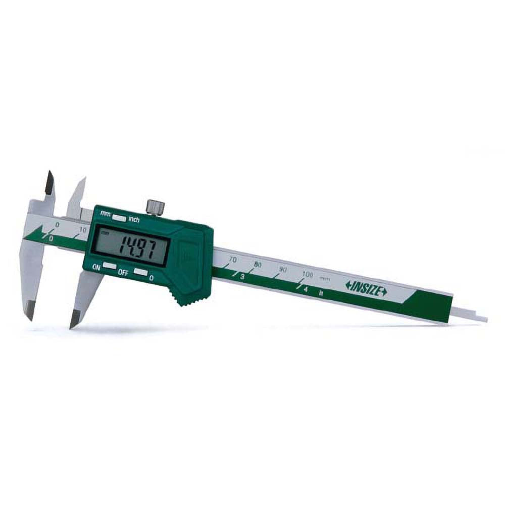 Insize USA LLC 1111-75A Electronic Caliper 75.00 mm, 3", 0.01 mm, 0.0005" Resolution, +/-0.02 mm, +/-0.0010" Accuracy, Stainless Steel