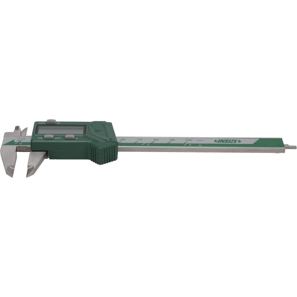 Insize USA LLC 1111-100A Electronic Caliper 100.00 mm, 4", 0.01 mm, 0.0005" Resolution, +/-0.02 mm, +/-0.0010" Accuracy, Stainless Steel