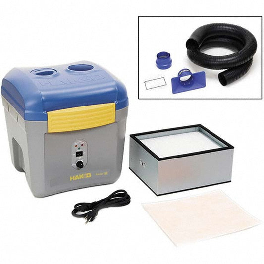 Hakko FA430-KIT1 Fume Extraction System, Three-Stage Filtering System & Fume Exhauster System Single Phase, w/Single Ducts 145 w/Two Ducts 167