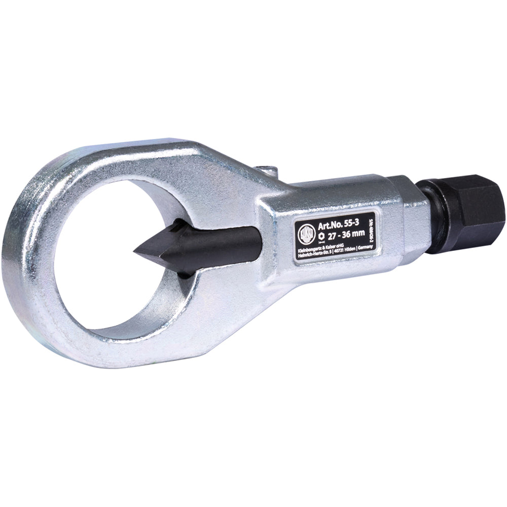 KUKKO 55-3 Nut Splitters Tool Type Single Edged Nut Splitter  Overall Length (mm) 125.0000  Overall Length (Inch) 4-7/8  Size (Mm - 4 Decimals) 36.0000  Size Inch(Inch) 1-1/16  Size (mm) 36.0000